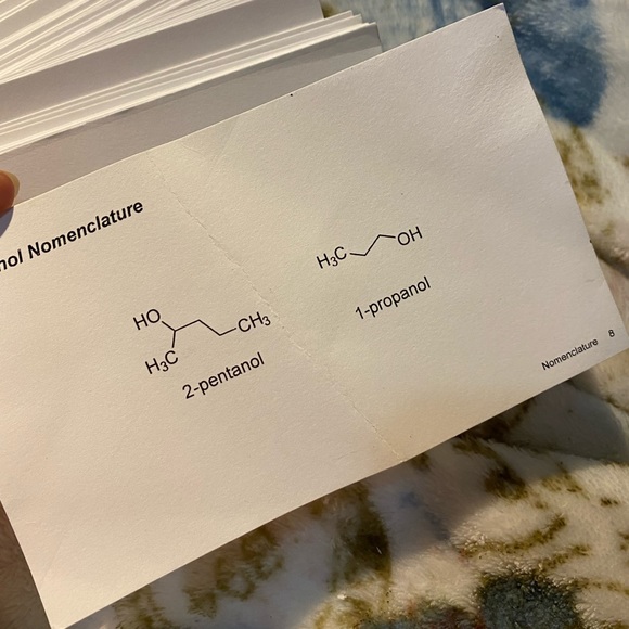 Oroganic chemistry flashcards - Picture 4 of 6